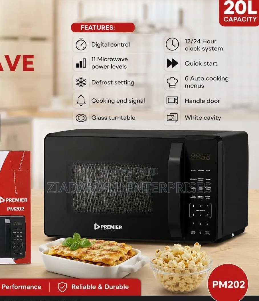 Premier Digital Microwave 20l Everyday Convenience
