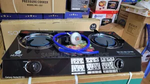 Nunix 2 Burner Low Gas Consumption Glass Top Complete