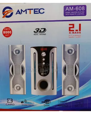 Amtec Am 608 X Bass Multimedia System) Woofer/Speaker