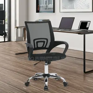 Office Chair : B5 Black Clerical Mesh Office Chair