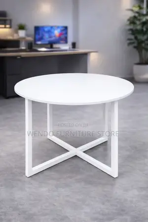 Coffee Table :White Household Essentials Jamestown Round Coffee Table,