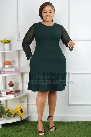 Ladies Plain Coloured Fish Shape Dresses