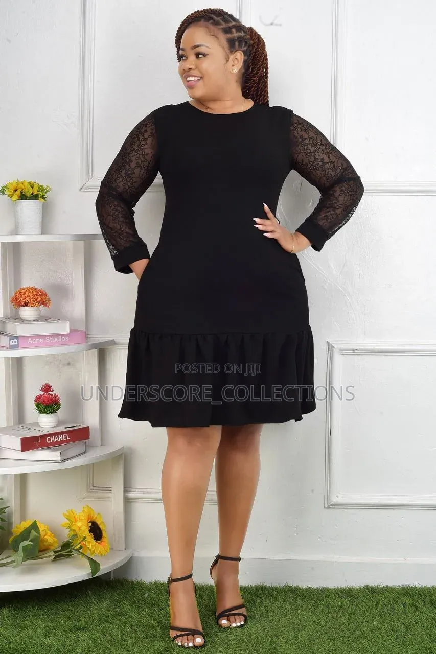 Ladies Plain Coloured Fish Shape Dresses