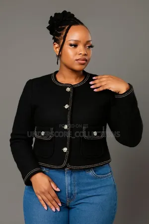 Ladies Checked Crop Jackets