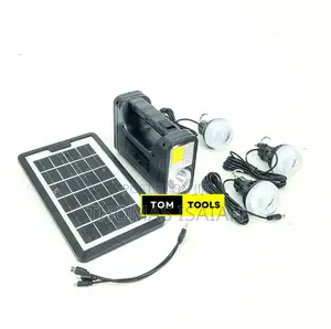 3 Bulbs, Phone Charger and Torch Emergency Solar Home Lighting System