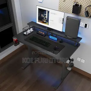 Office Desk; 1.6 Meters Bleck Ttr32 Adjustable Desk