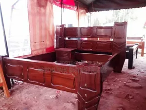 Mahogany Choco Nestle 6*6 Bed King Sized
