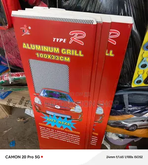Universal Customizable Aluminum Car Grill Mesh Sheet 100cmx33cm