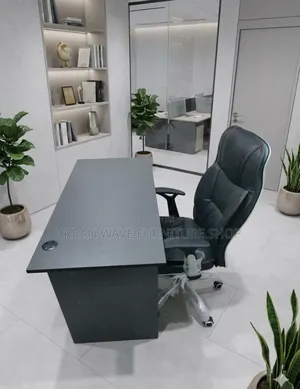 Leather Executive Chair+ Desk