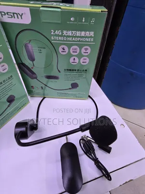 Universal 2.4g Wireless Microphone Headset Mic - Plug Play (New)