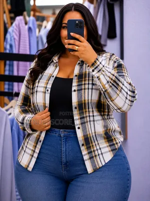 Executive Ladies Checked Blouses