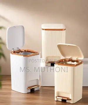 15 L Bathroom/ Kitchen Foot Pedal Dustbin/Trash Can.