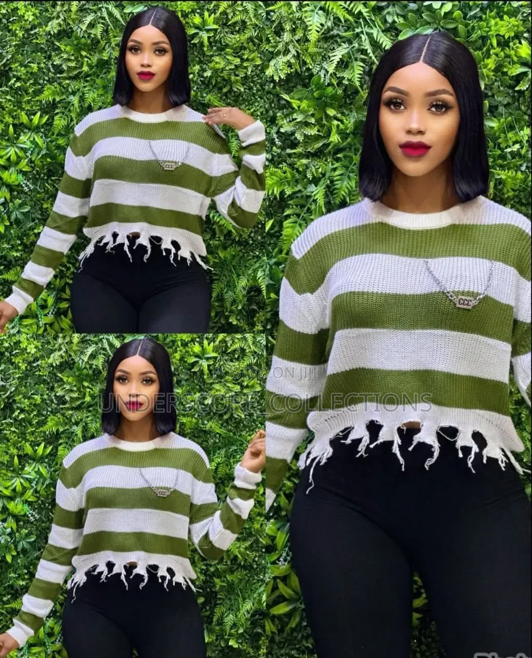 Genz Look Sweater Top