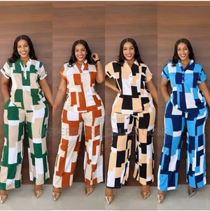 Ladies Fancy Coloured Two Piece Set