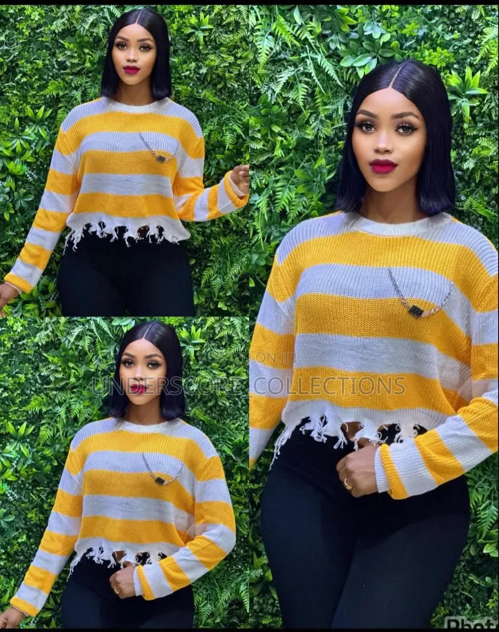 Genz Look Sweater Top