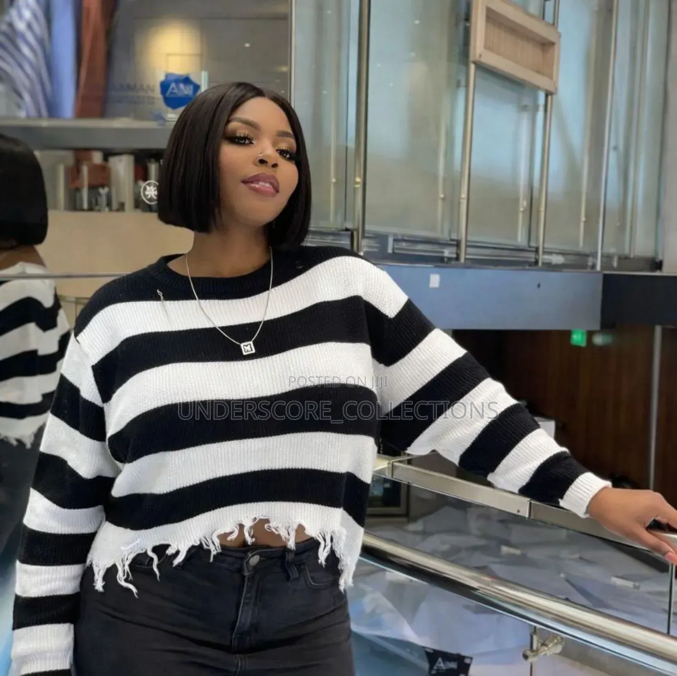 Genz Look Sweater Top