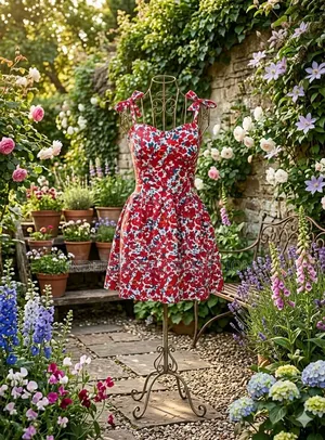 Girls Sassy Mini Floral Dresses