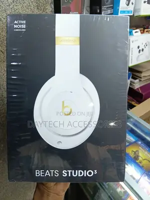 These Are Beats Studio3 Wireless Noise-Cancelling Headphones in White