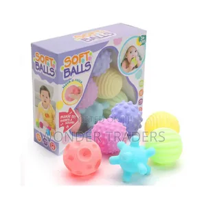 .6 Pieces Colourful Soft Balls.