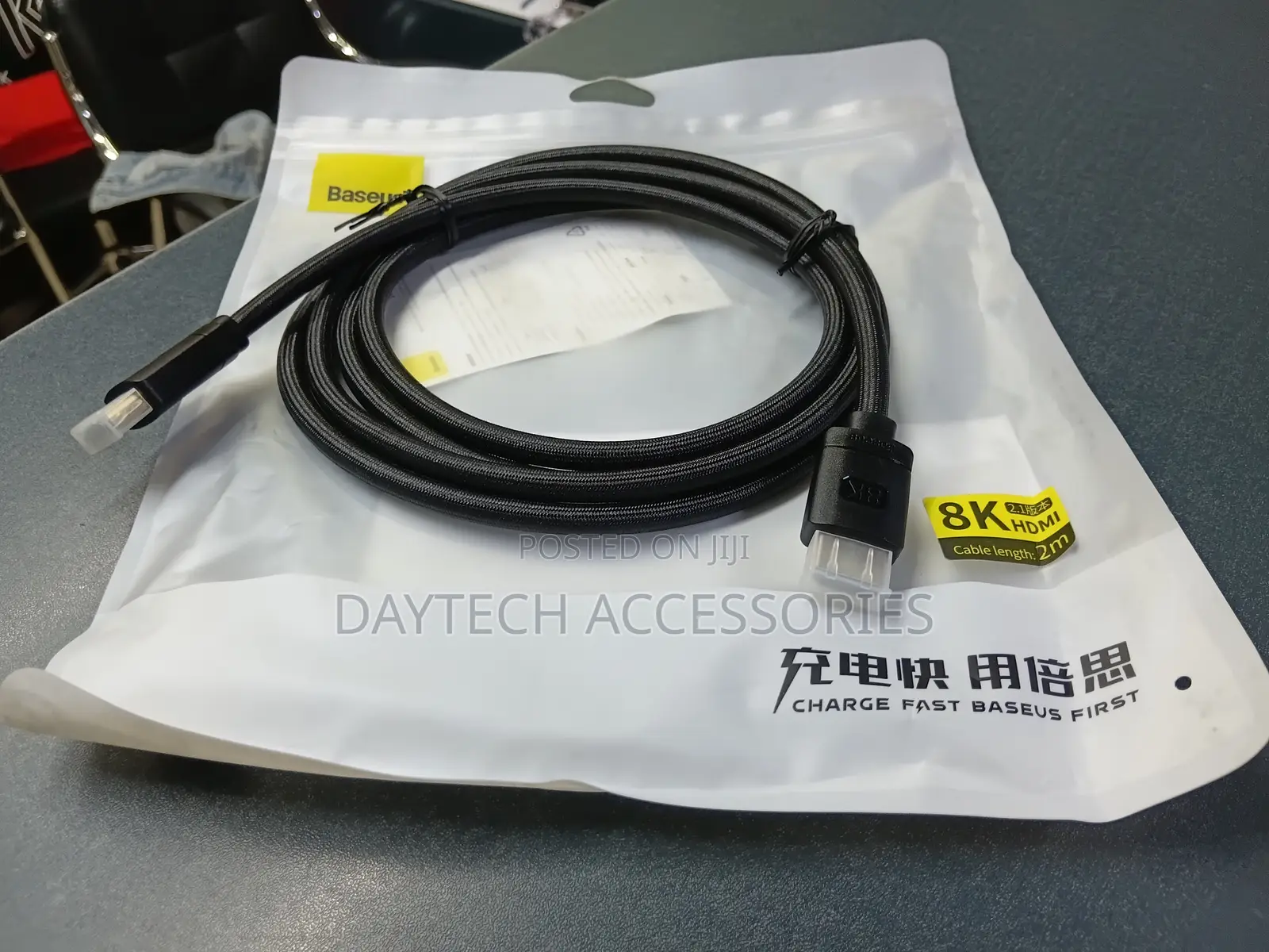 This Is a Baseus Braided Hdmi Cable Designed for Video Resolution.