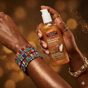Palmer's Shimmer Radiance Body Oil With Cocoa Butter Enhaces Glow