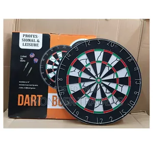 Dartboard /18 Inches Double Sided Flocked Iron Numbers Dart Board
