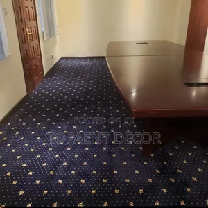 Blue With Pretty Design 12mm Wall to Wall Carpets