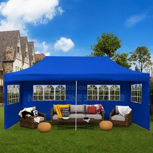Canopy Tent Gazebo With Windows 3m×6m
