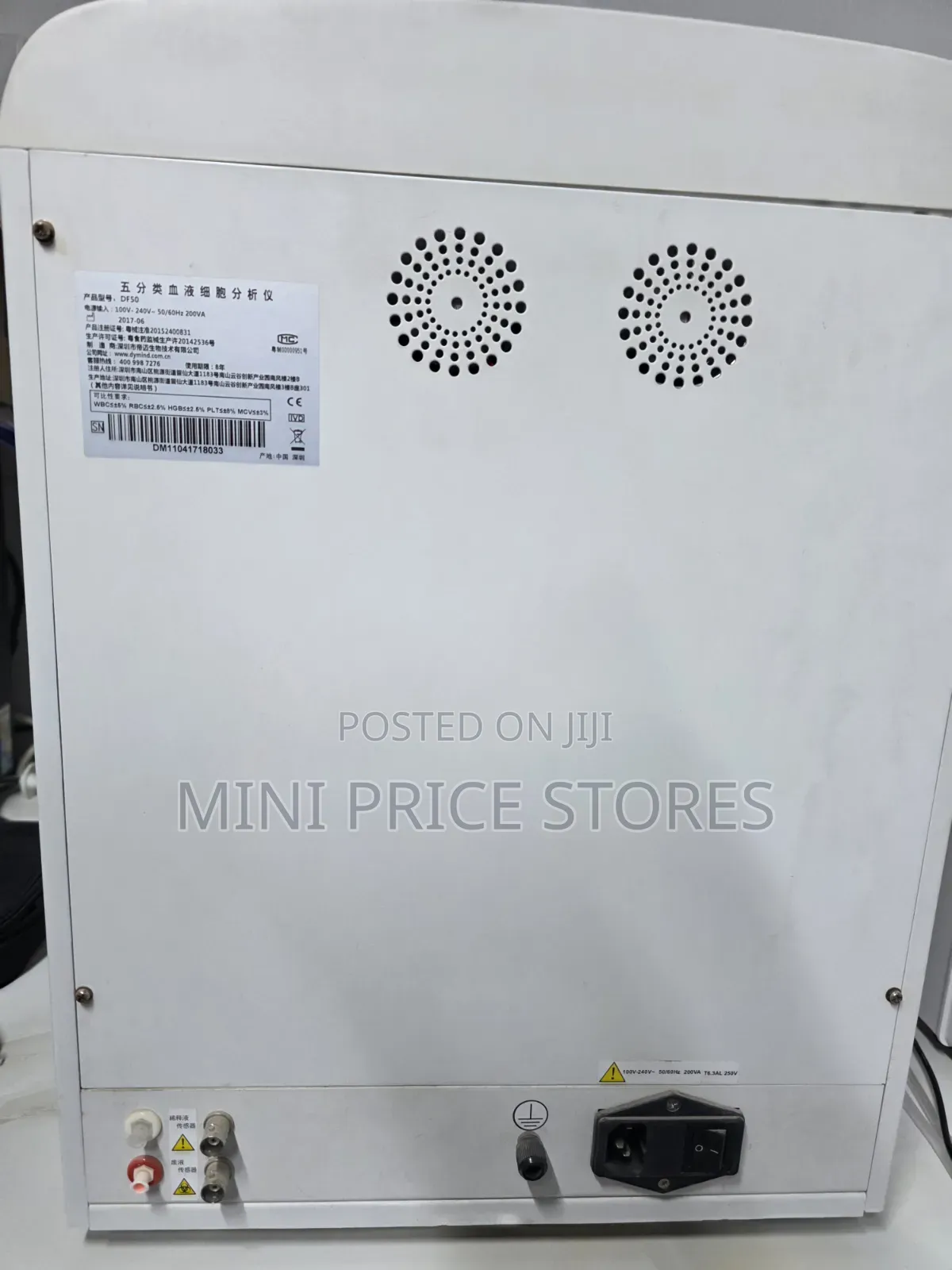 Dymind 5 Part Hematology Analyzer Machine
