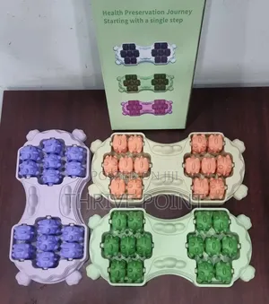 Manual Stepping 14 Roller Foot Massager