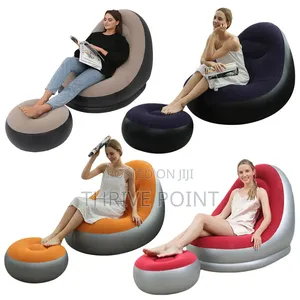 Inflatable Sofa Seat With Foot Stool