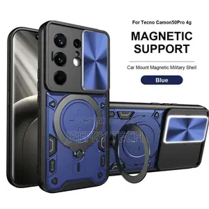Tecno Camon 50pro/Tecno Camon 50 4g Hard Cover With Rotating Ring Sta