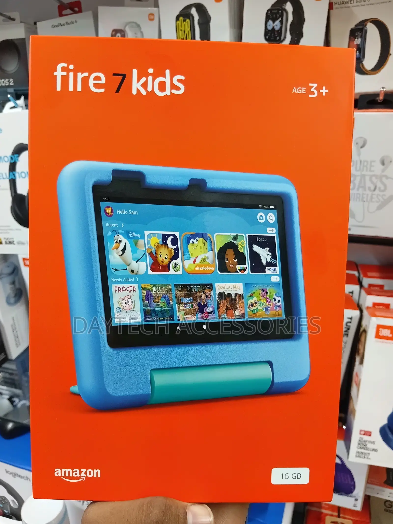 New Amazon Fire 7 Kids Edition 2019 16 GB Blue