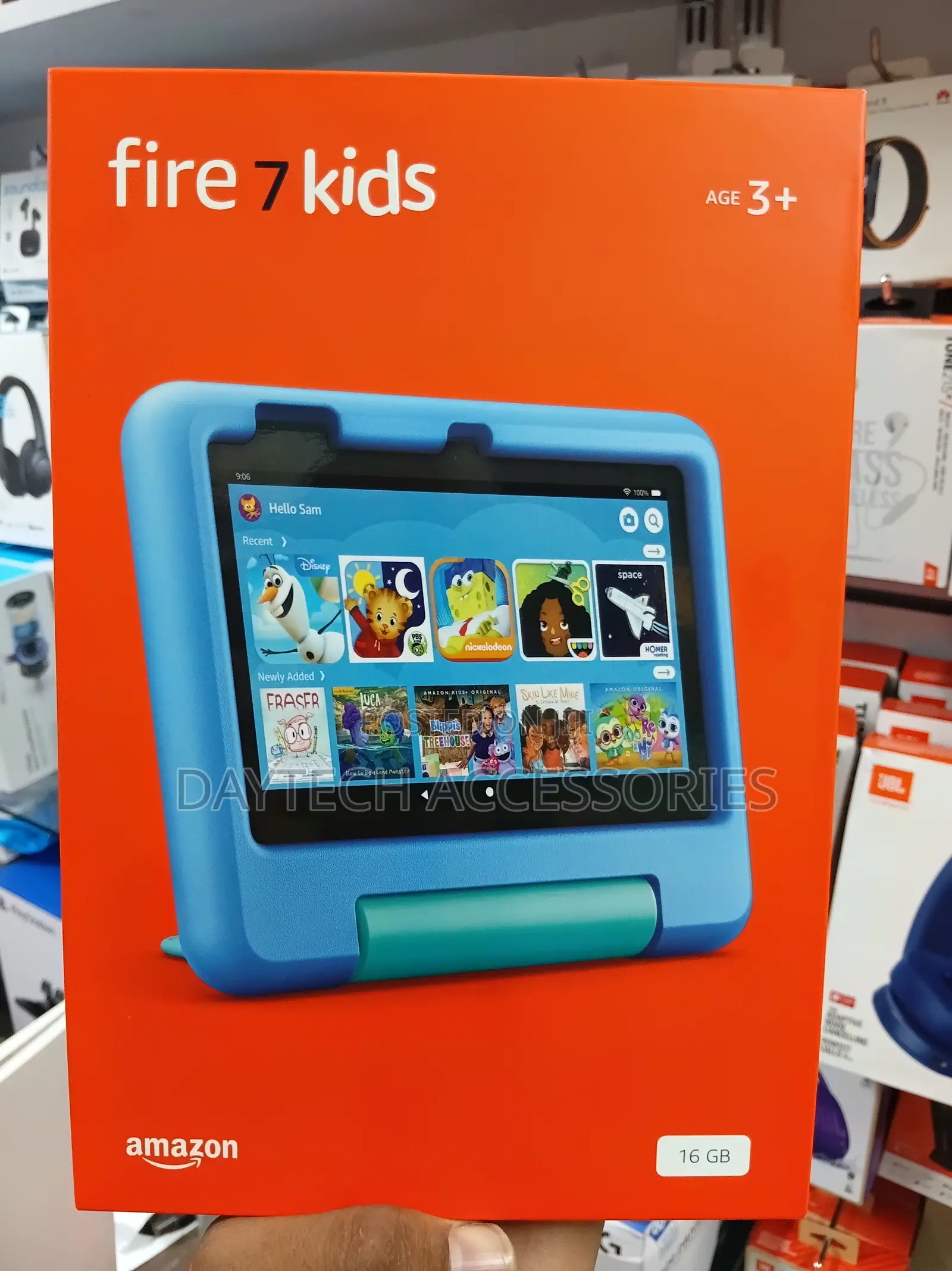 New Amazon Fire 7 Kids Edition 2019 16 GB Blue