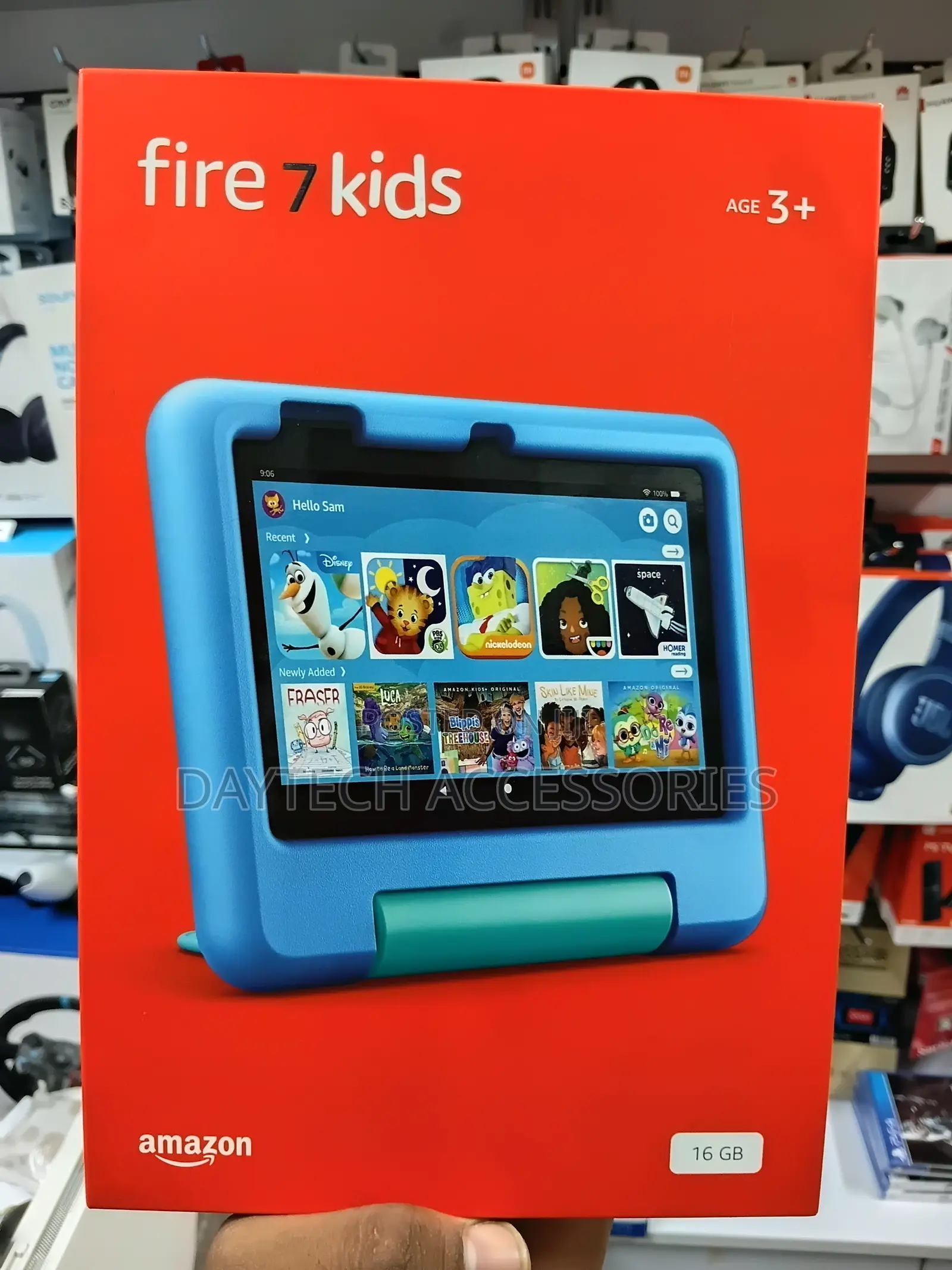 New Amazon Fire 7 Kids Edition 2019 16 GB Blue