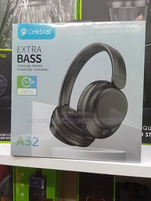 Celebrat A32 Premium Hifi Wireless Headphones With Deep Bass