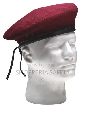 Maroon Cotton Beret
