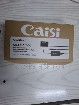 Caisi Lp E17 Dummy Battery Acadapter Dc Coupler Kit for Eos 200d, 250d