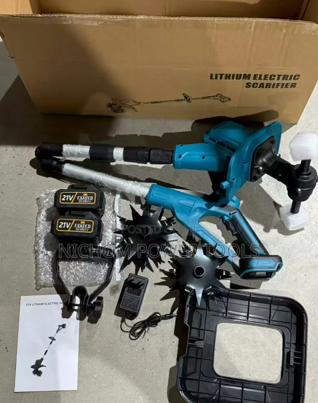 Cordless Tiller Machine/Rechargeable Tiller