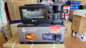 Nunix 3-in-1 Black Breakfast Maker