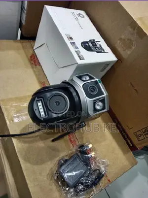 V380pro Wireless Outdoor Camera Dual Lens Security Cam Ac Power
