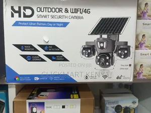 4g Solar CCTV Camera Triple Lens Solar CCTV Camera