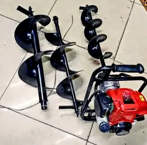 Premier 4 Stroke Earth Auger With 3 Auger Bits