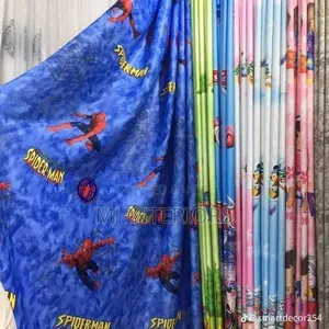 Vibrant Cartoon Window Drapes