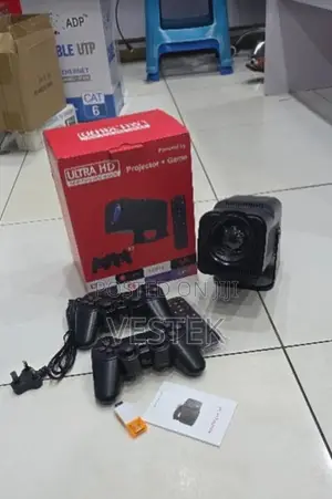 Hy320 Home Cinema Android Projector With Gaming Console and Remote