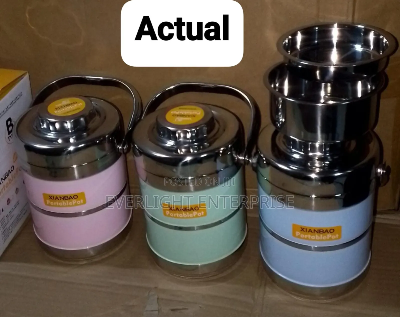 Stainless Steel 3 in 1 Food Flask