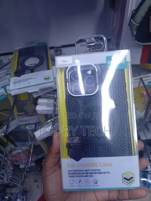 iPhone 16 Pro Max Black "Ice Crystals Case"