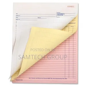 Well Designed Receipt  Books Printing 