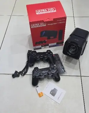 Hy320 Smart Led Projector With Android Tv and Gaming Console