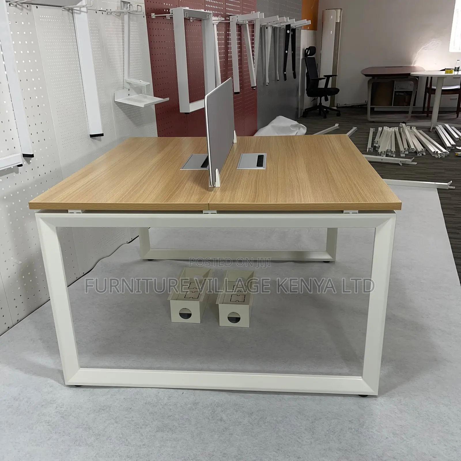 2-Seater Modern Style Office Workstation